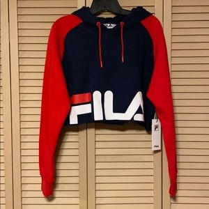 NWT FILA Cropped Hoodie